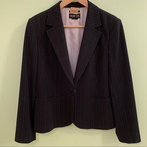 Style & Co Pinstriped Suit Jacket (size 10)